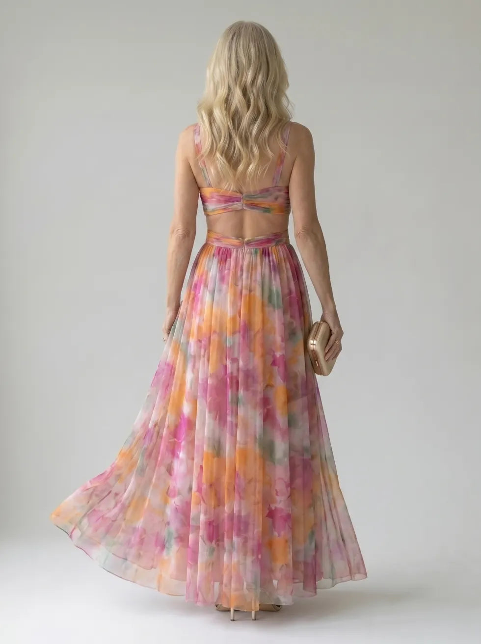 Margriet | Zachte Wikkel Maxi Jurk