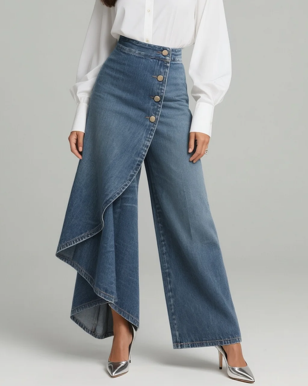 Audrey Denim Broek Lichtblauw