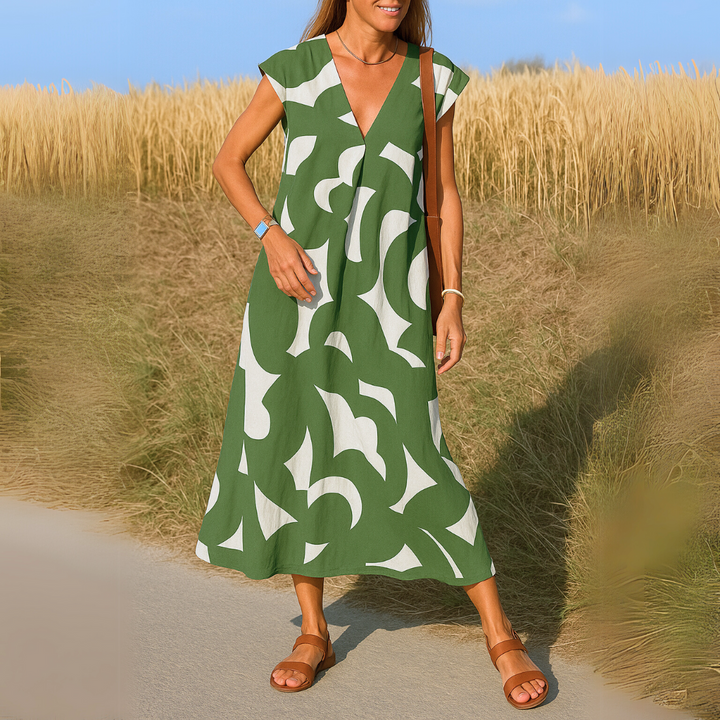 Van Elsen Amara Print Jurk