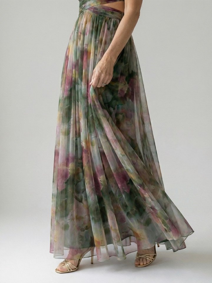 Margriet | Zachte Wikkel Maxi Jurk