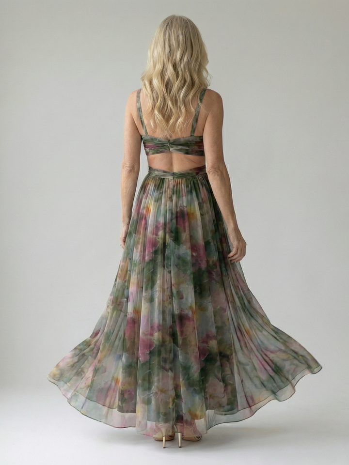 Margriet | Zachte Wikkel Maxi Jurk