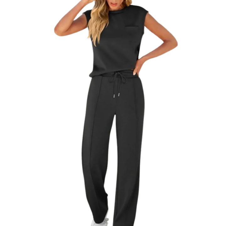 Kaiya Loungewear Co-Ord Zwart