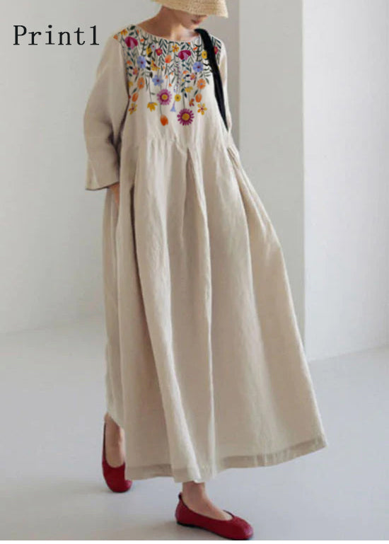 Katoenen Jurk | Patchwork Zomerjurk