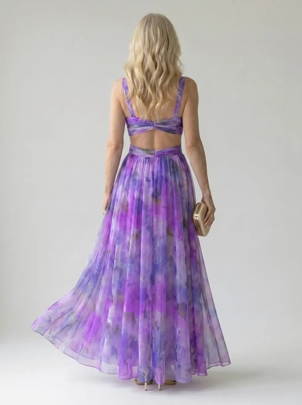 Margriet | Zachte Wikkel Maxi Jurk