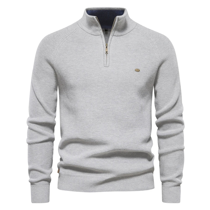 Van Elsen™ Zenviro Luxe Gebreide Zip-Up Heren Trui