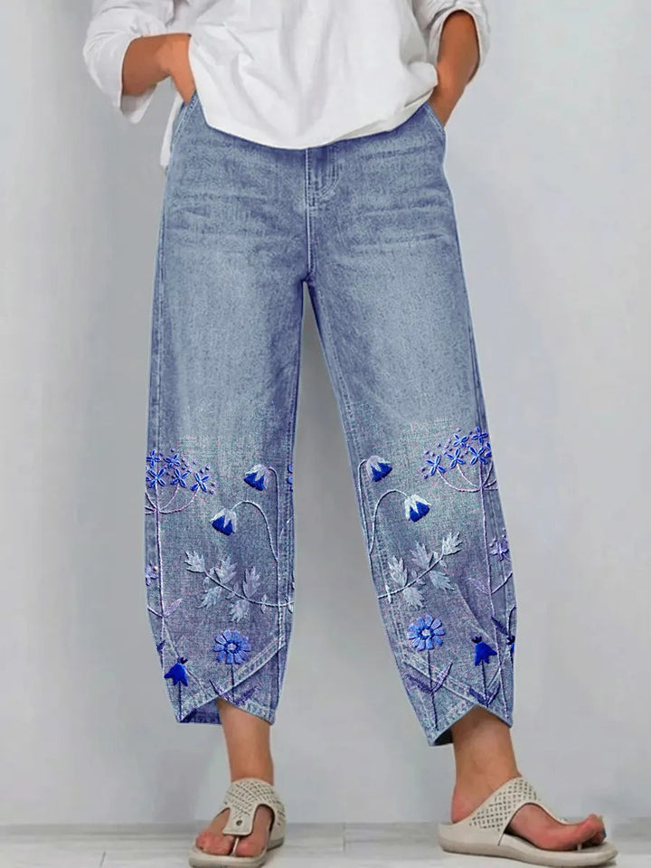 Lies | Casual Broek - Blauw