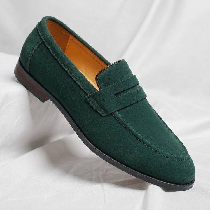 Marco Suède Loafers Groen