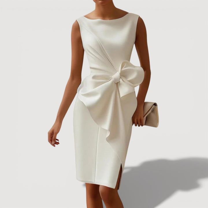 Nicole | Figuurbetonende Midi-jurk