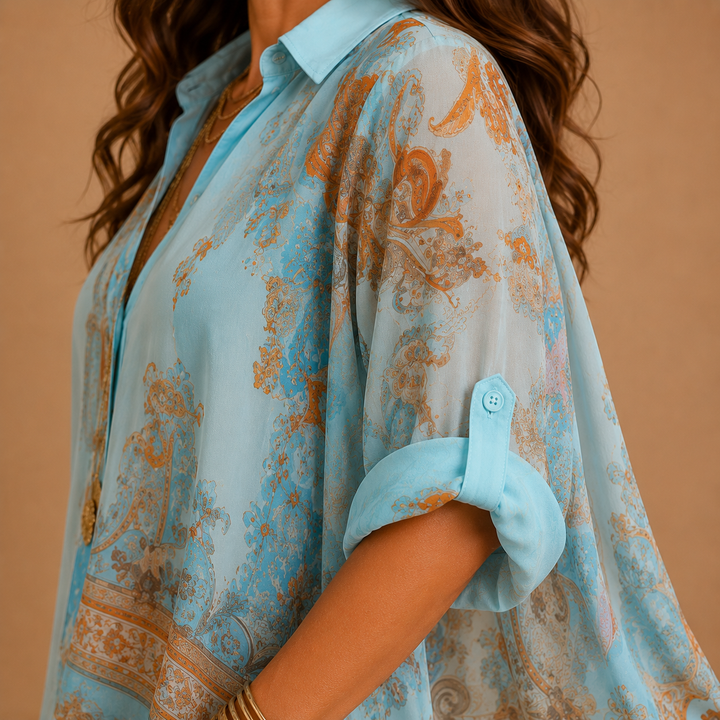 Alessia blouse jurk zijaanzicht