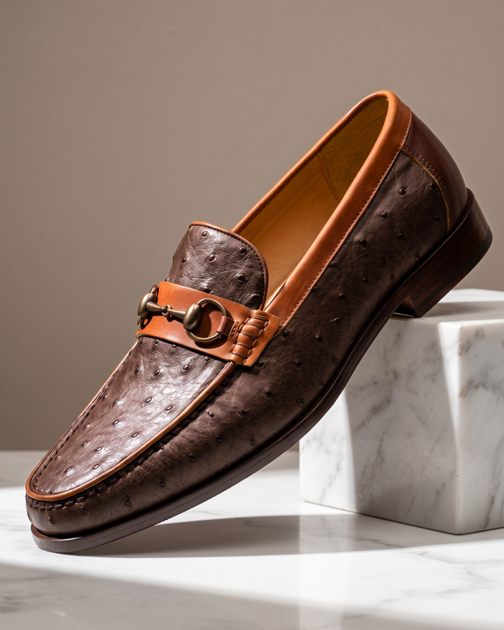 Lorenzo Horsebit Loafer Bruin