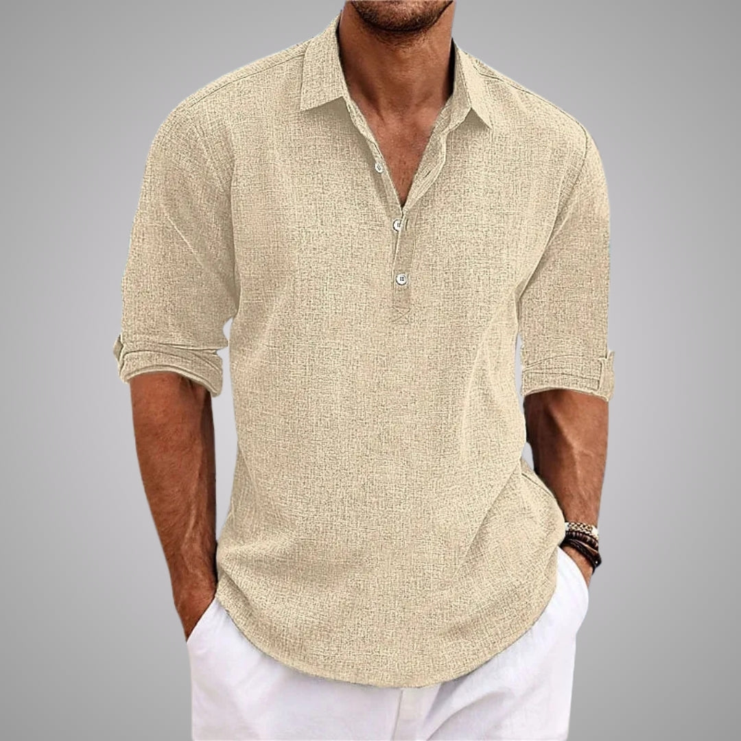 Vrijetijdshemd Beige