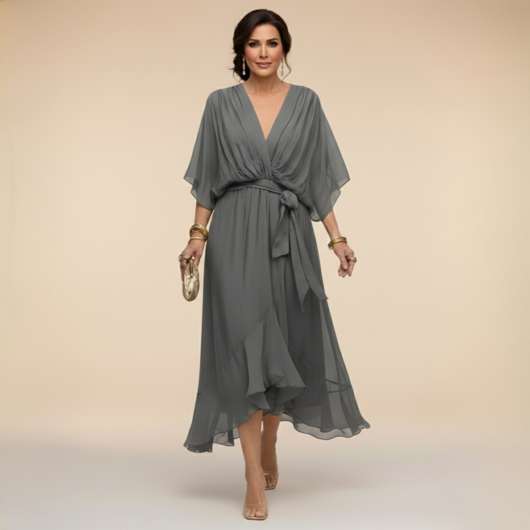 Van Elsen™ Soraya Luxe Chiffon Jurk