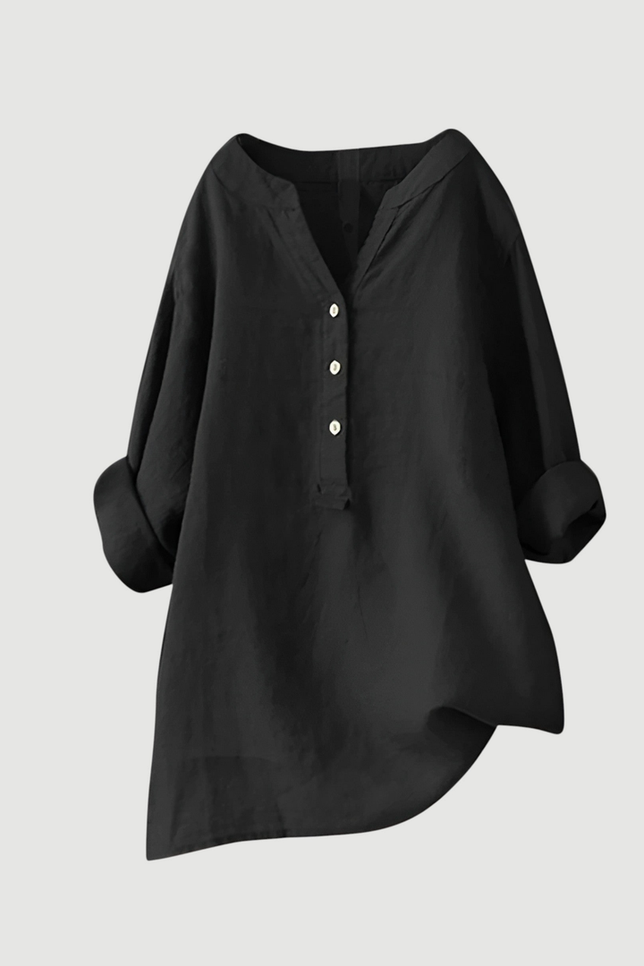 Maéline Lichte Blouse - Zwart