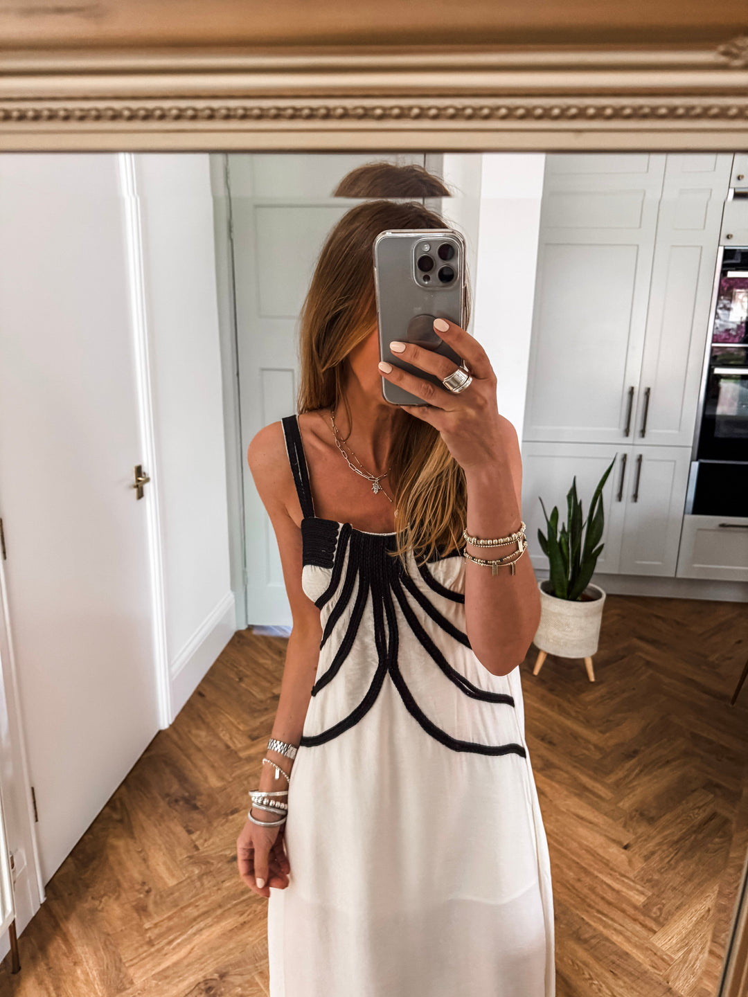 Celeste | Gevlochten Detail Maxi Jurk