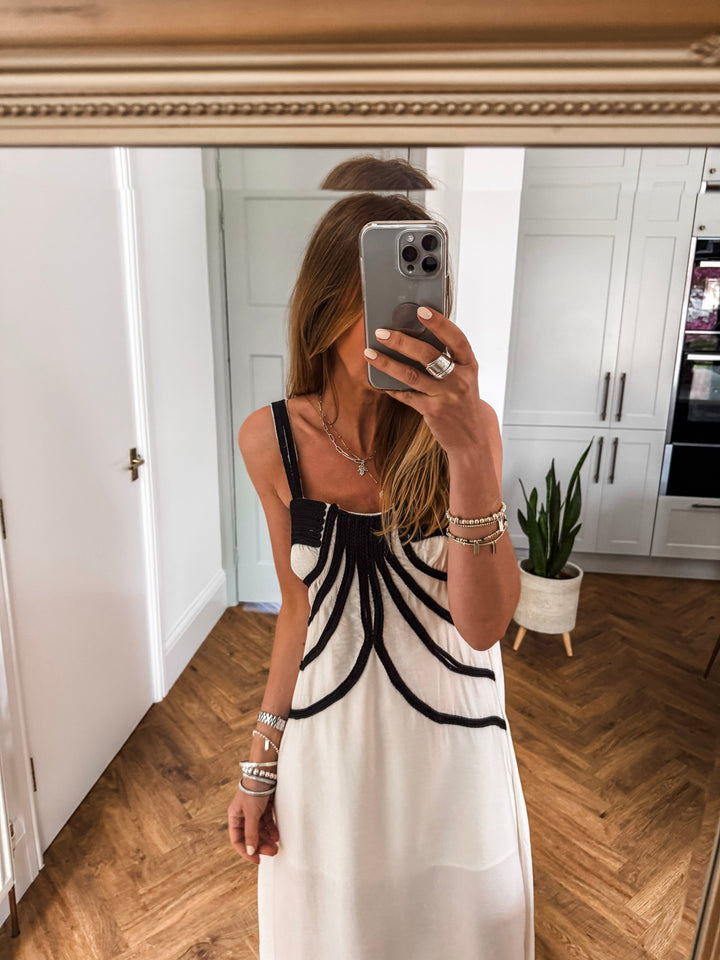 Celeste | Gevlochten Detail Maxi Jurk