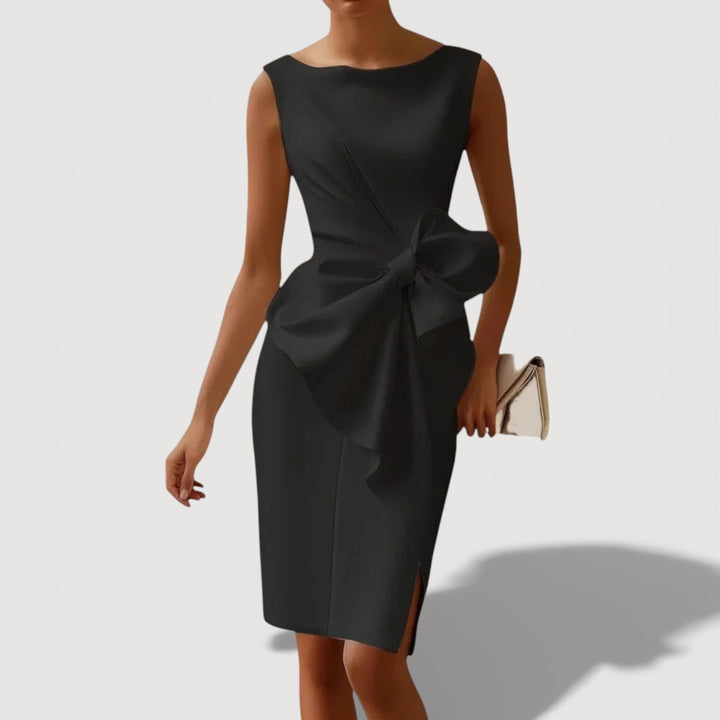 Nicole | Figuurbetonende Midi-jurk
