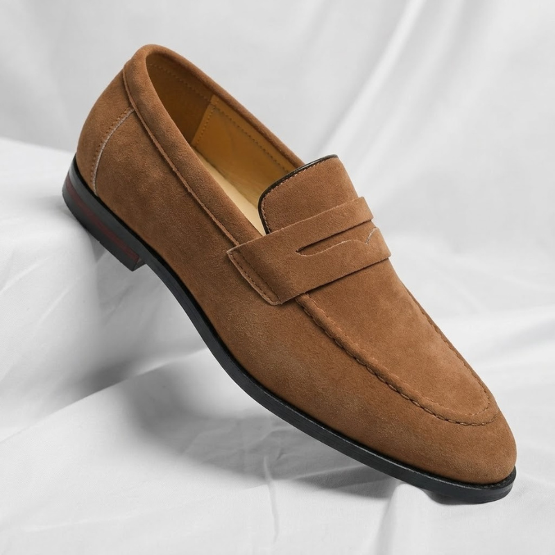 Marco Suède Loafers Bruin