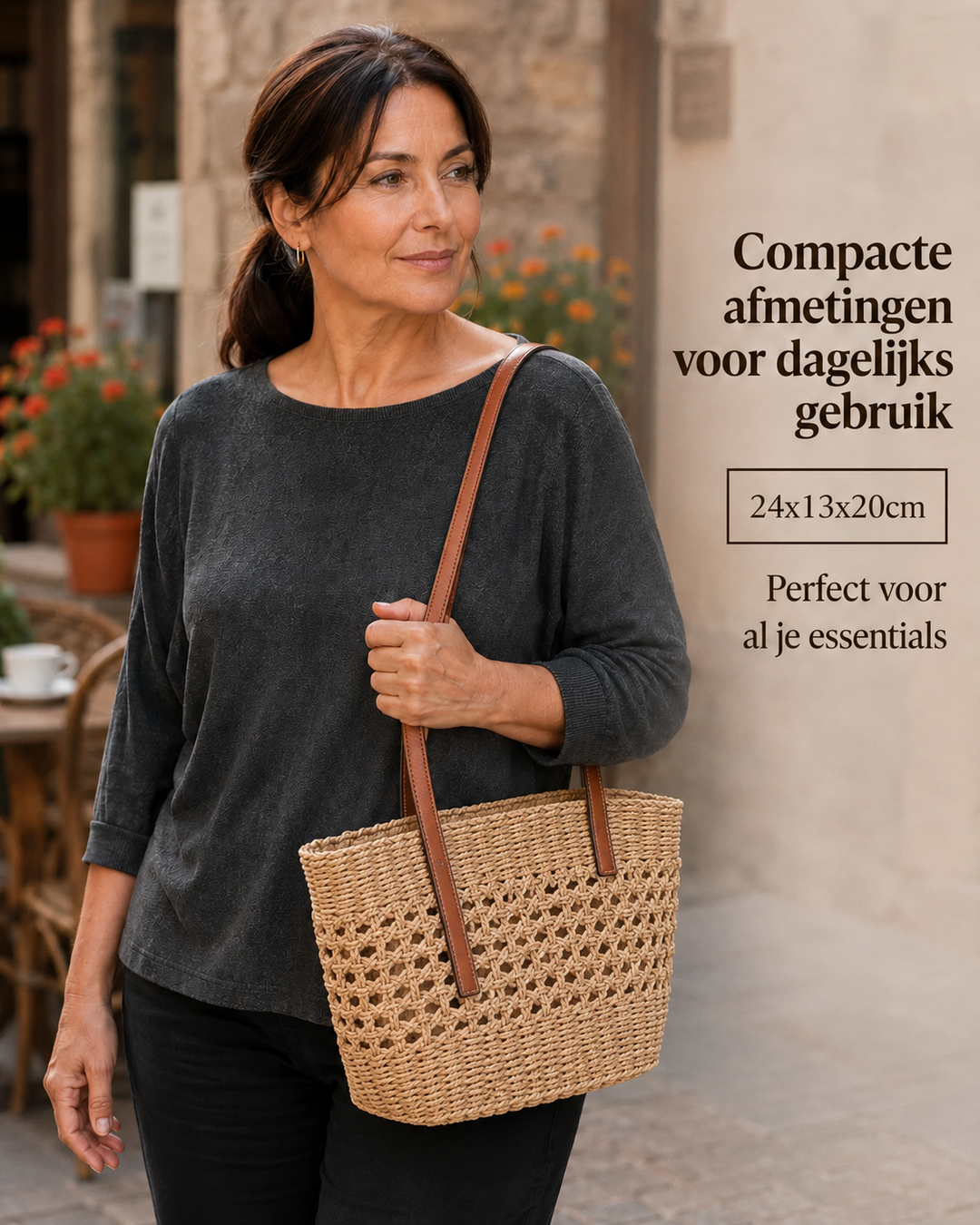 Vera gevlochten tas detail 2