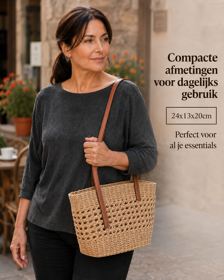 Vera gevlochten tas detail 2