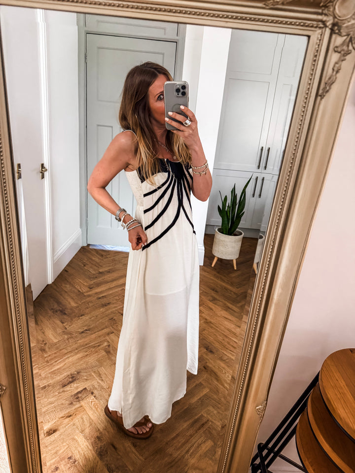Celeste | Gevlochten Detail Maxi Jurk