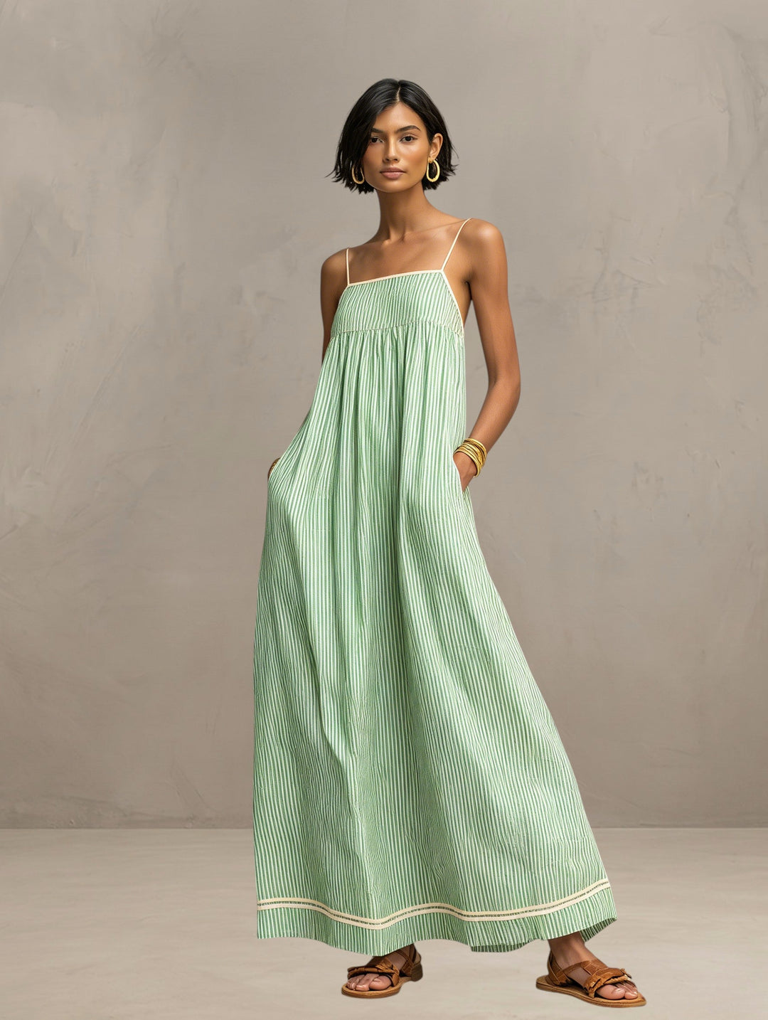 Kelly Maxi-jurk Groen