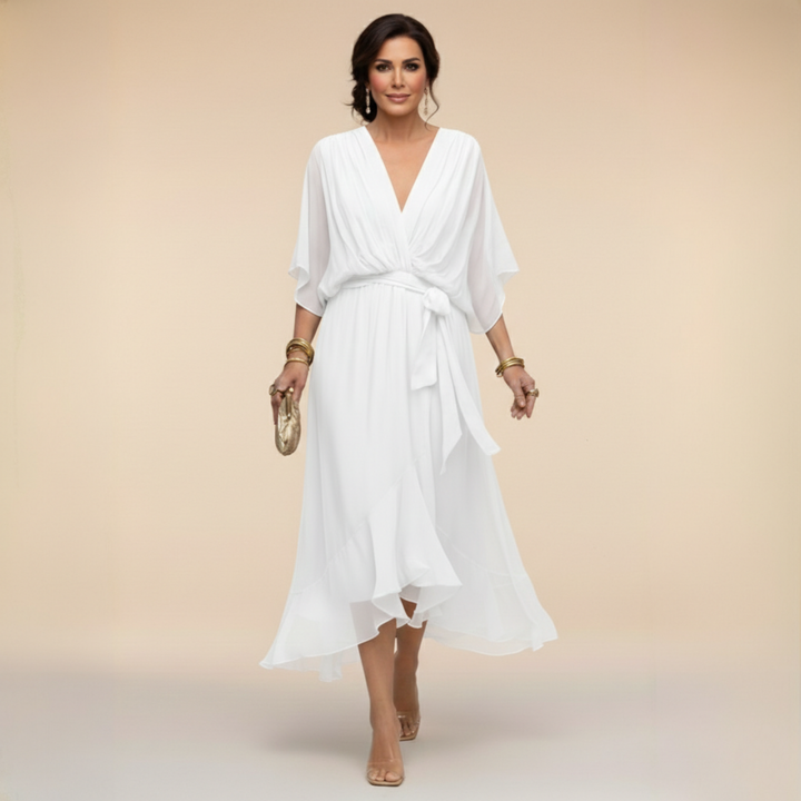 Van Elsen™ Soraya Luxe Chiffon Jurk