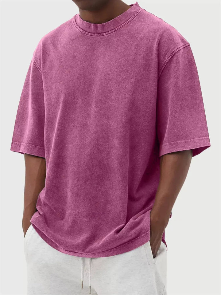 Johannes Heren T-shirt Donkerbruin