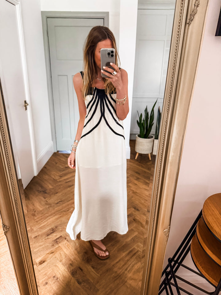 Celeste | Gevlochten Detail Maxi Jurk