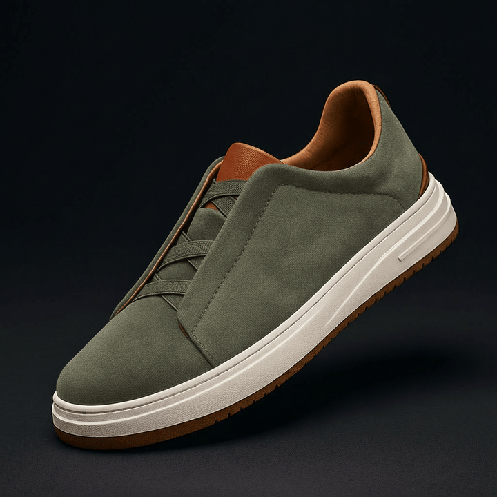 Renato Suède Sneaker Groen