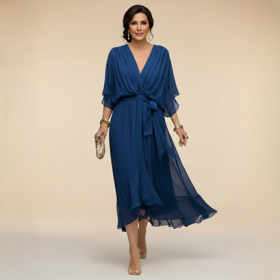 Van Elsen™ Soraya Luxe Chiffon Jurk