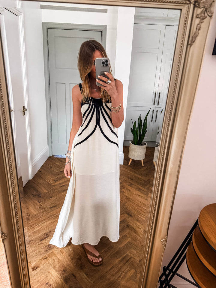 Celeste | Gevlochten Detail Maxi Jurk