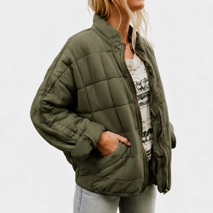 Josephine | Casual Katoenen Jasje met Rits