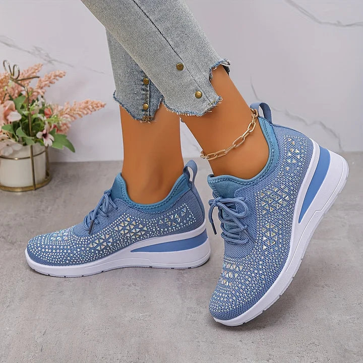 Bona Orthopedische Dames Sneakers - Blauw