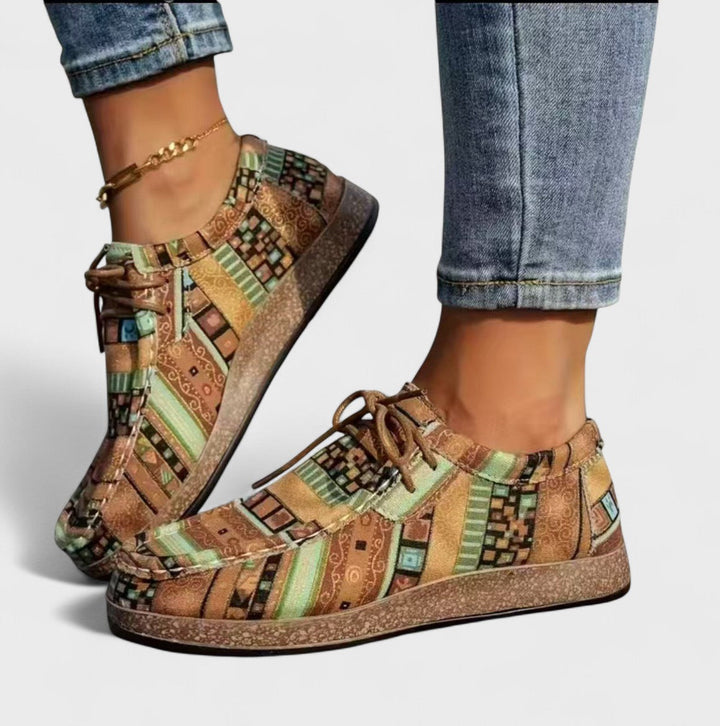 Lena schoenen kakigroen