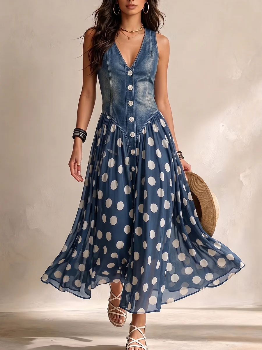 Elena spijkerjurk blauw