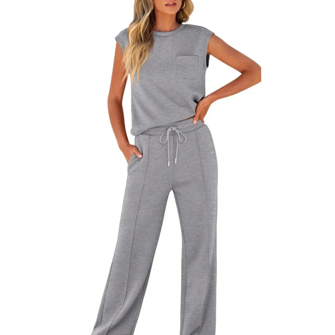 Kaiya Loungewear Co-Ord Grijs
