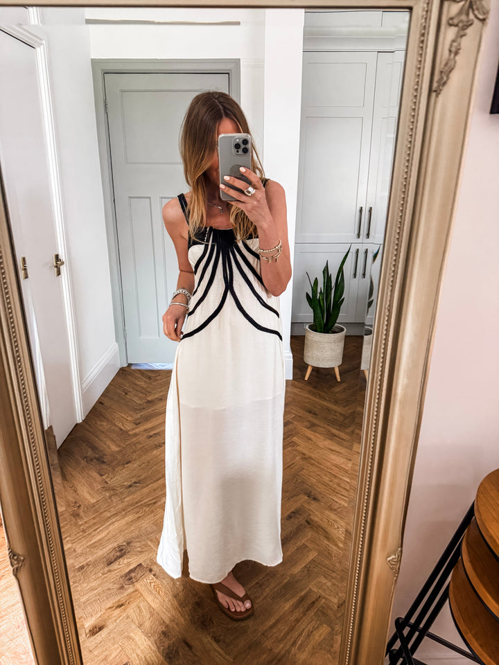 Celeste | Gevlochten Detail Maxi Jurk