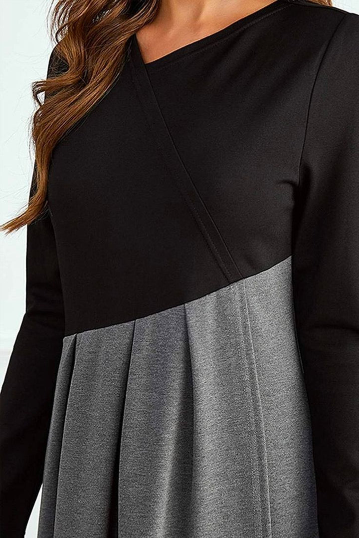 Rachel | Contrast Maxi Jurk
