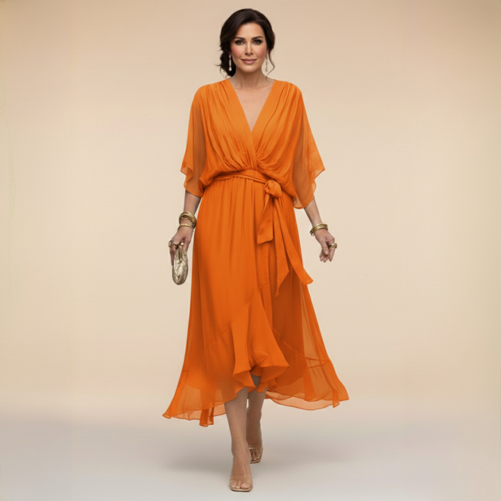 Van Elsen™ Soraya Luxe Chiffon Jurk