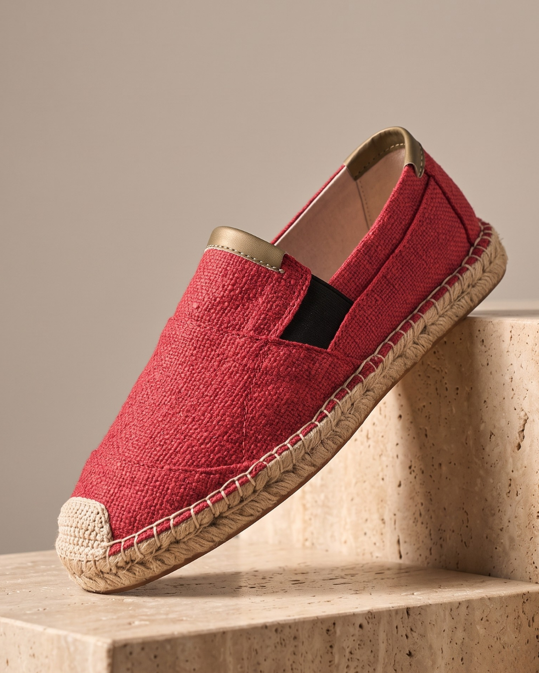 Levano Espadrille Rood