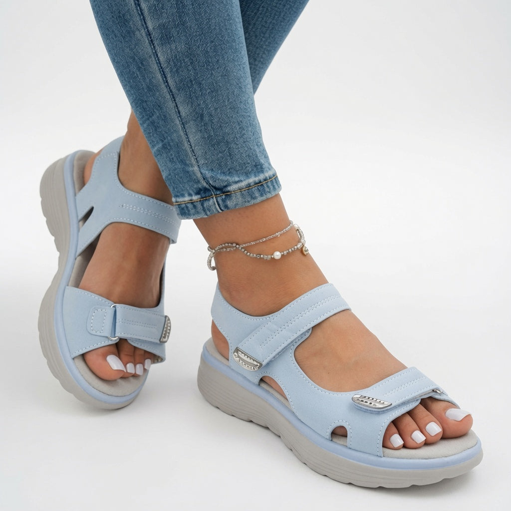 Anneke Sandalen - Blauw