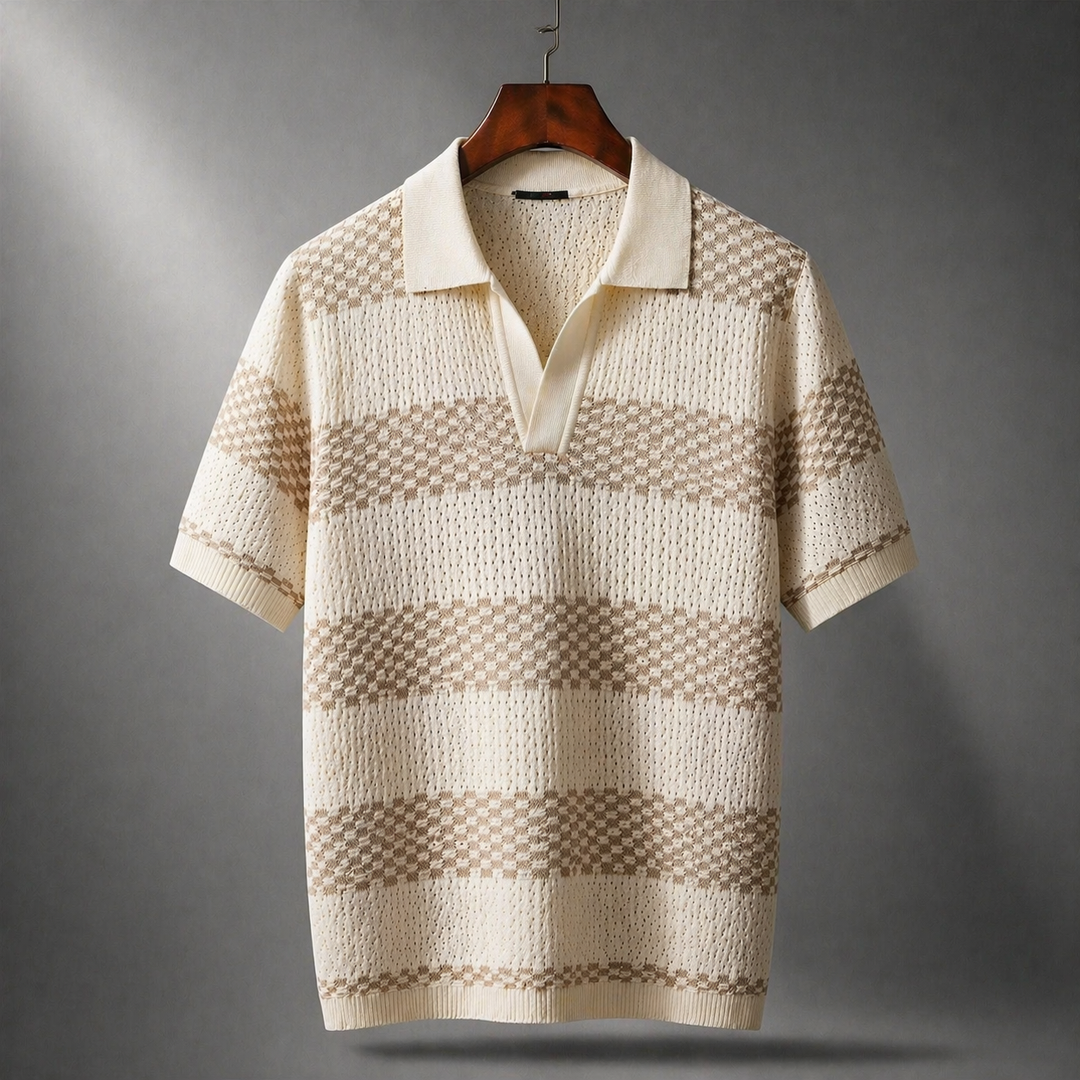 Tim Heren T-shirt Abrikoos