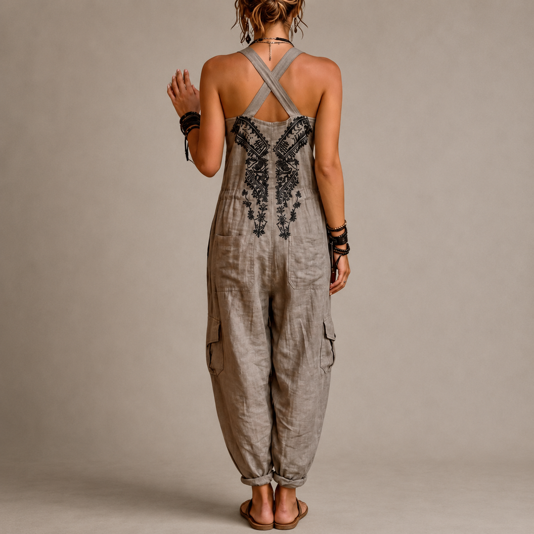 Amelie | Geborduurde Bohemian Jumpsuit