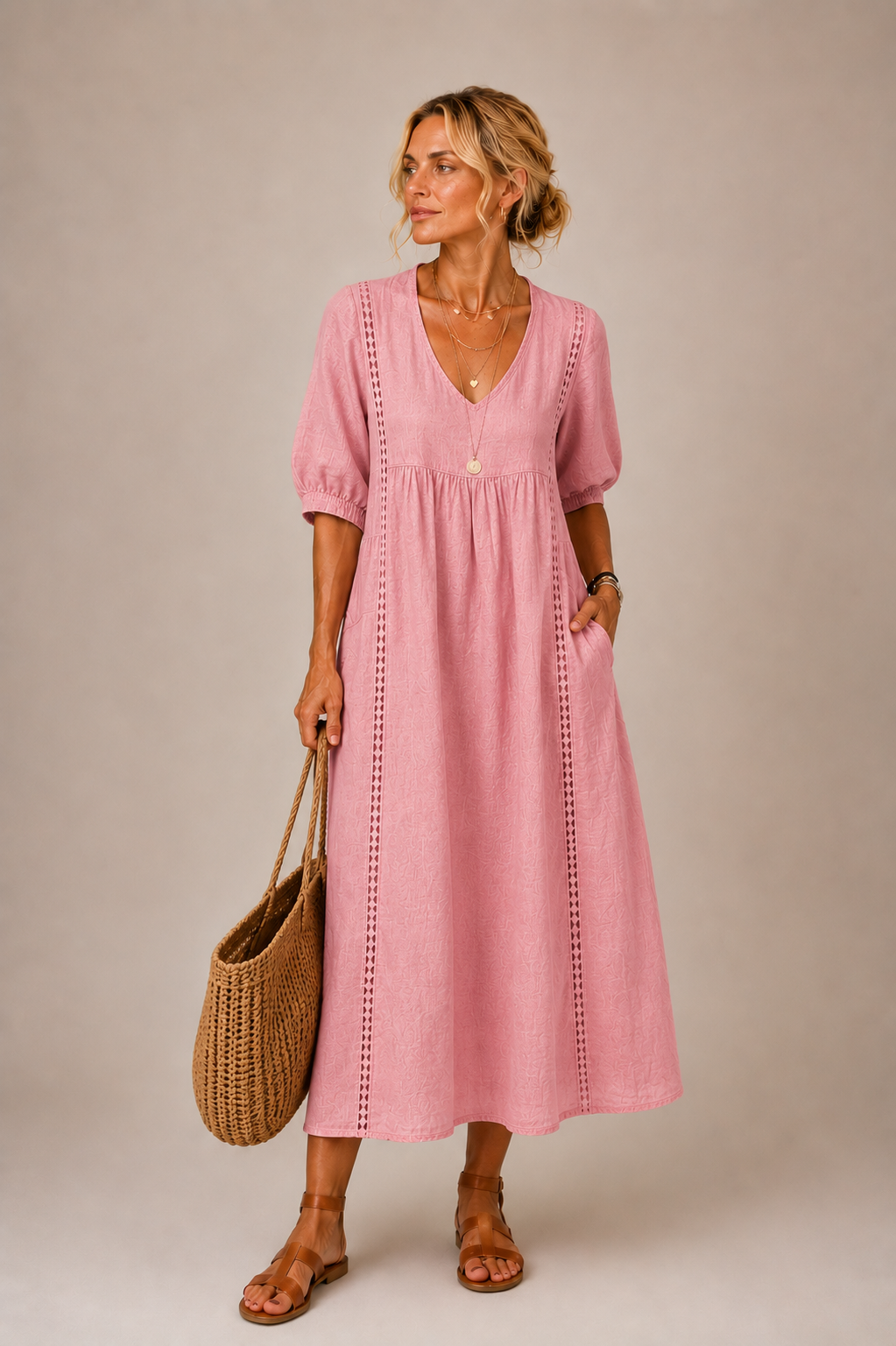 Michelle | Midi Zomerjurk