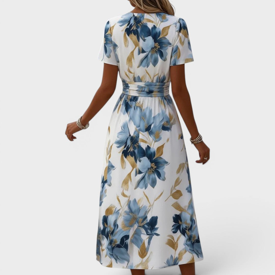 Diane wikkel midi jurk model