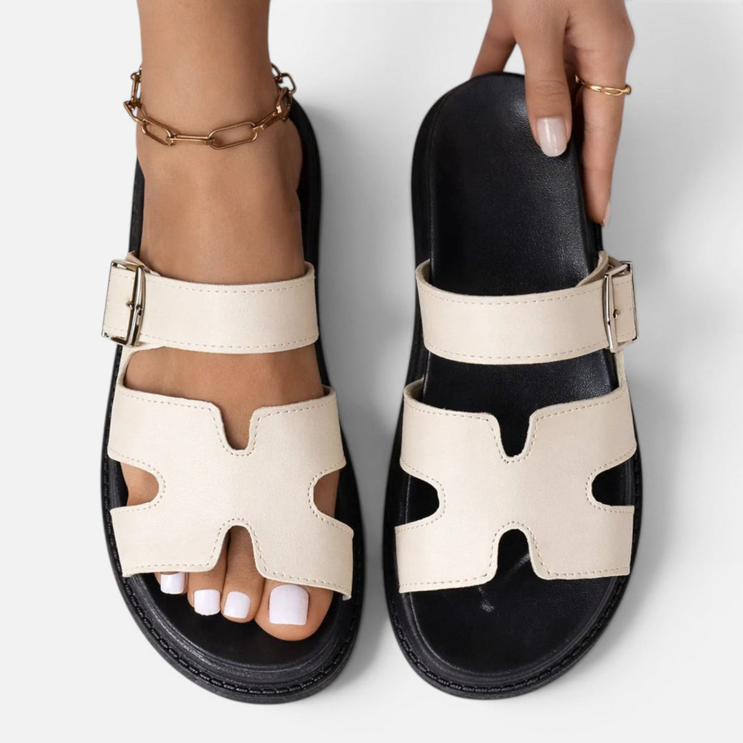 Ingrid™ | Comfortabele Platformsandalen met Brede Pasvorm