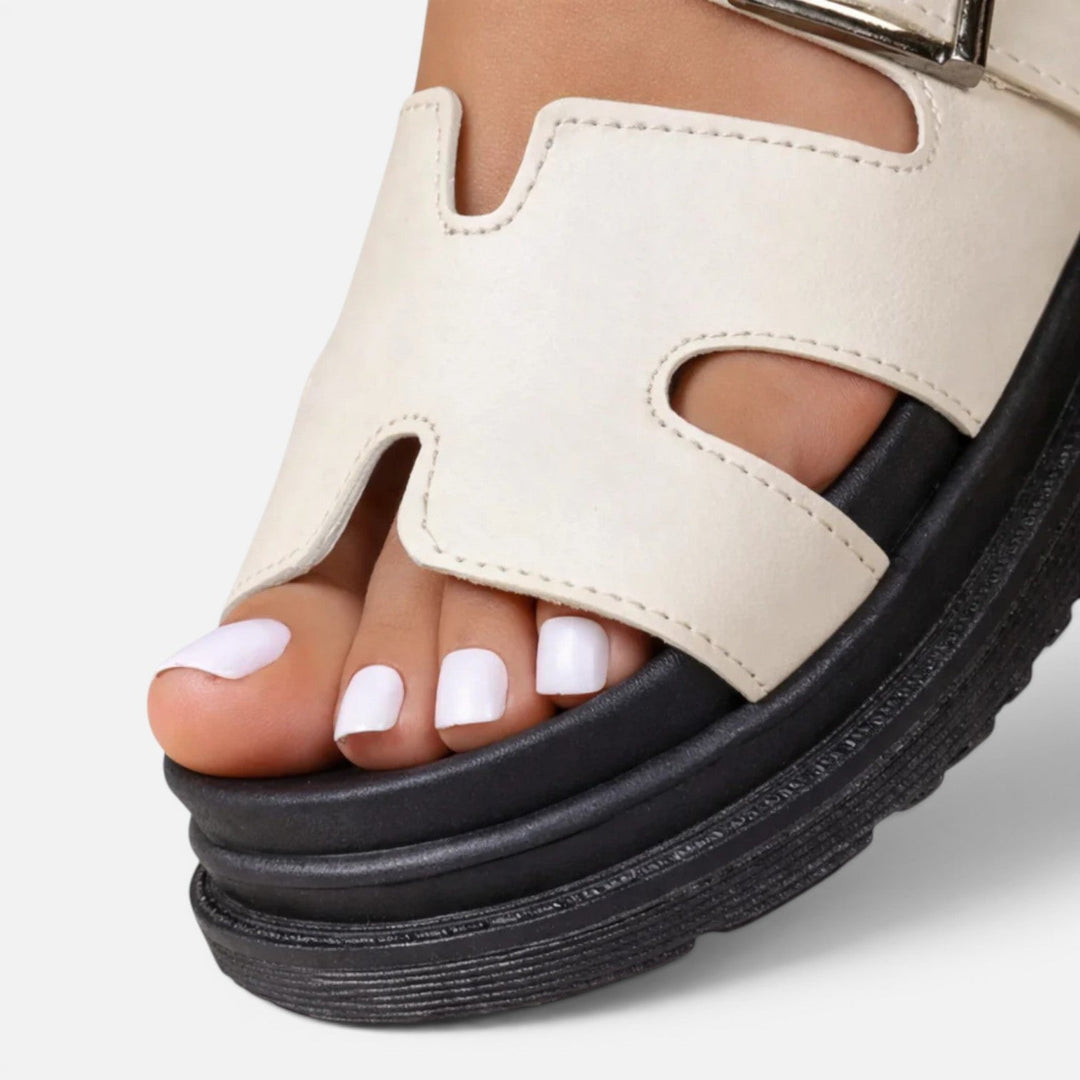 Ingrid™ | Comfortabele Platformsandalen met Brede Pasvorm