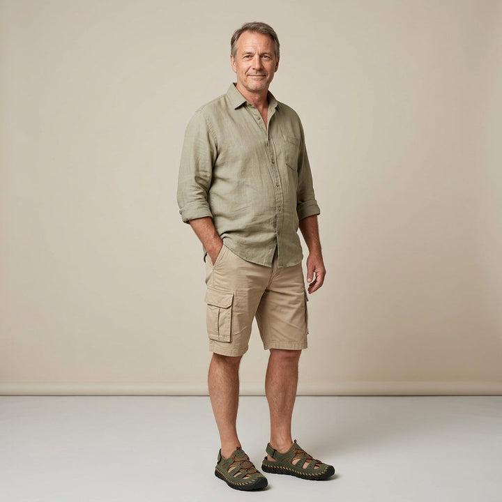 Hartmann | Leren Heren Sandalen