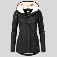 Alienor | Waterdichte Lange Jas met Capuchon