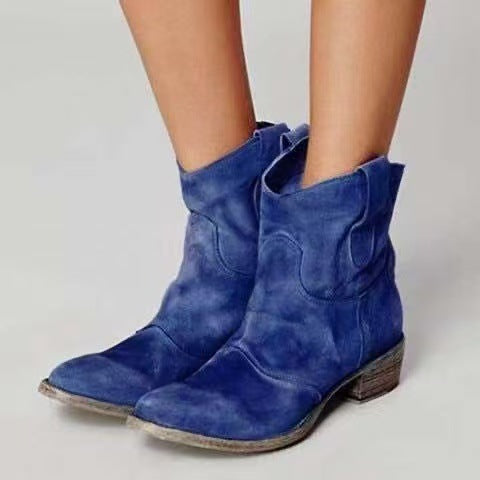 Van Elsen™ Carlotta Suede Elegance Enkellaarsjes